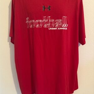 Under Armour Men's Red Graphic Tee